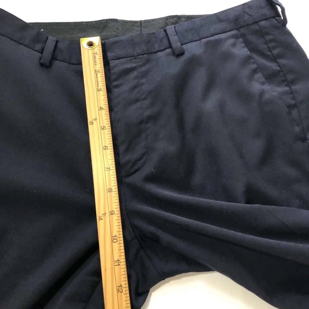 J crew mens ludlow slim fit navy suit pants 32x34 wool blend